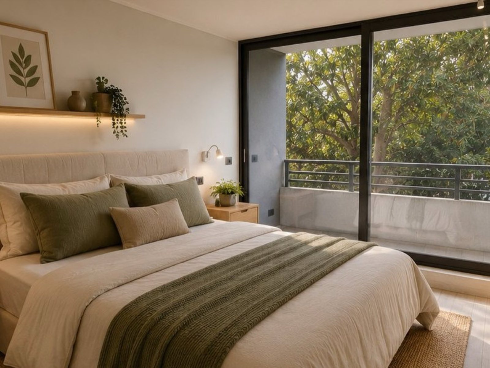 Dormitorio principal — Departamento 107, Edificio Hamburgo 620