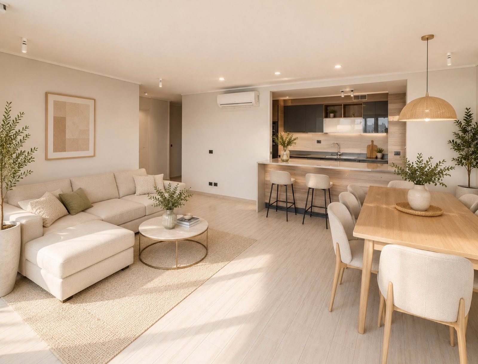 Living comedor — Departamento 506, Edificio Hamburgo 620
