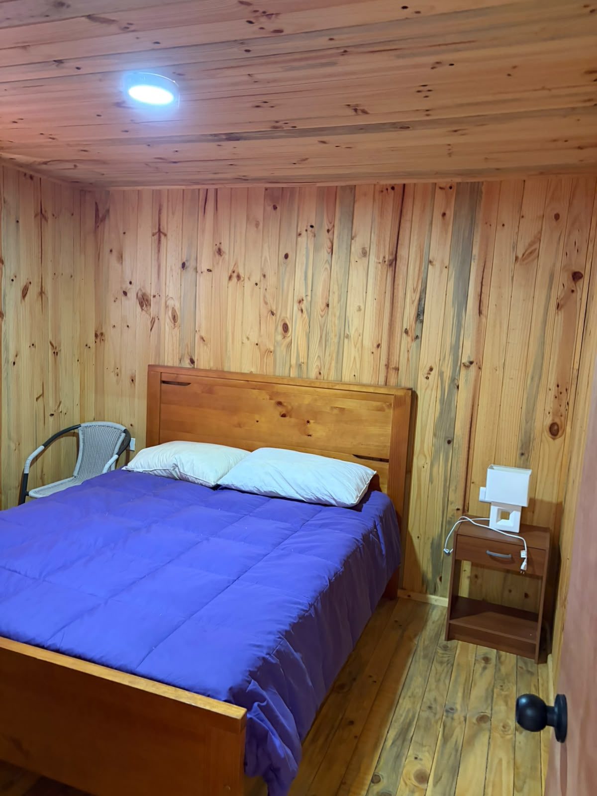 Dormitorio de una de las cabañas — Parcela C1, Parcela Guadalupe