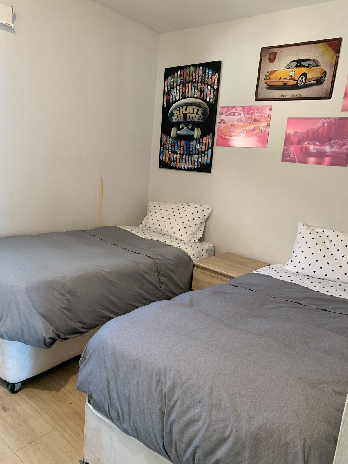 Cuarto dormitorio, con dos camas — Departamento 601, Condominio San Alfonso del Mar